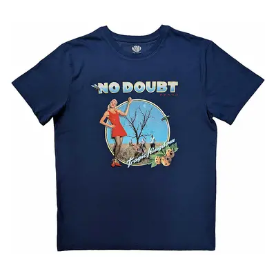 No Doubt tričko, Tragic Kingdom Denim Blue, pánské