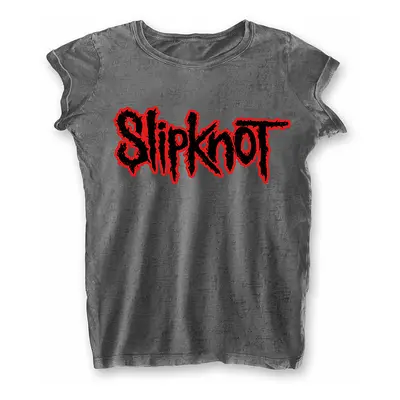 Slipknot tričko, Logo Burnout Grey, dámské