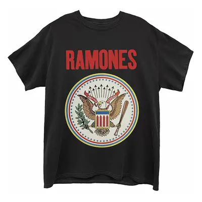 Ramones tričko, Full Colour Seal Black, pánské