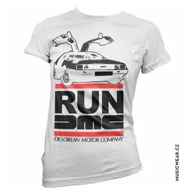 Run DMC tričko, Run De Lorean Girly, dámské