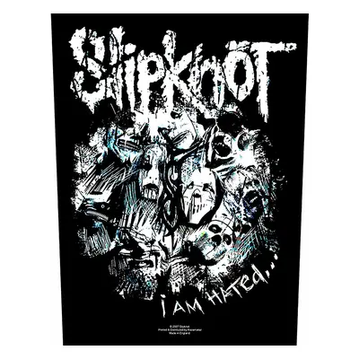 Slipknot nášivka na záda 30x27x36 cm, I am Hated