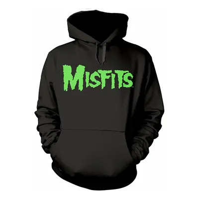 Misfits mikina, Glow Jurek Skull BP Black, pánská