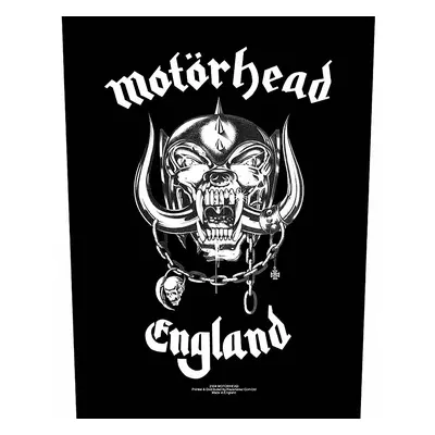 Motorhead nášivka na záda 30x27x36 cm, England Black