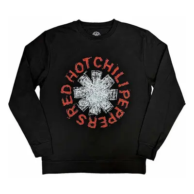 Red Hot Chili Peppers mikina, Sweatshirt Scribble Asterisk Black, unisex