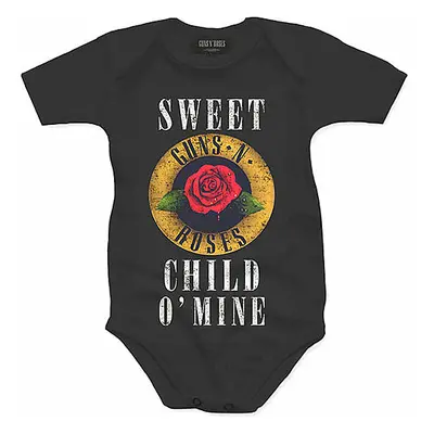 Guns N Roses kojenecké body tričko, Child O&#039; Mine Black, dětské