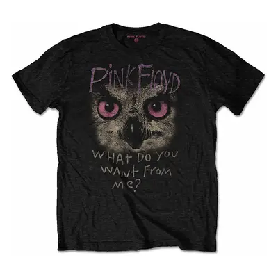 Pink Floyd tričko, Owl - WDYWFM? Black, pánské