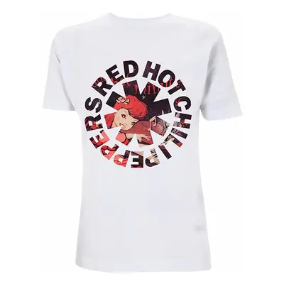 Red Hot Chili Peppers tričko, One Hot Asterisk White, pánské