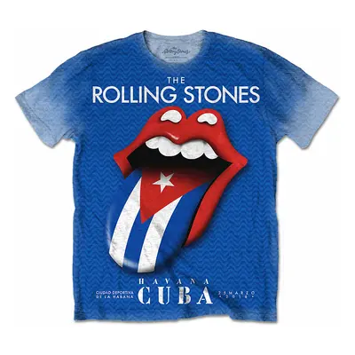 Rolling Stones tričko, Havana Cuba, pánské