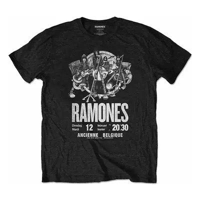 Ramones tričko, Belgique Eco-Tee Black, pánské