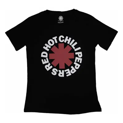 Red Hot Chili Peppers tričko, Classic Asterisk Black, dámské