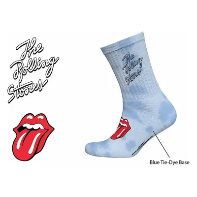 Rolling Stones ponožky, Script Logo Tie-Dye, unisex