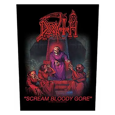 Death nášivka na záda 30x27x36 cm, Scream Bloody Gore