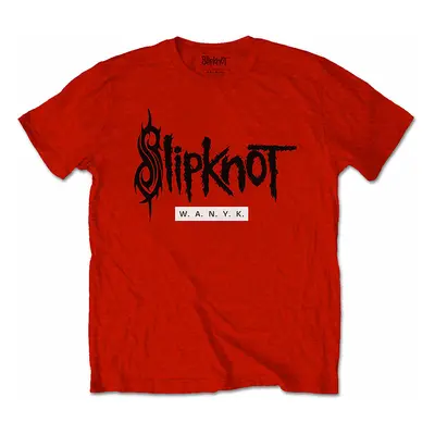 Slipknot tričko, WANYK Red BP, pánské