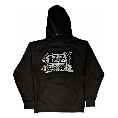 Ozzy Osbourne mikina, Vintage Logo Black, pánská