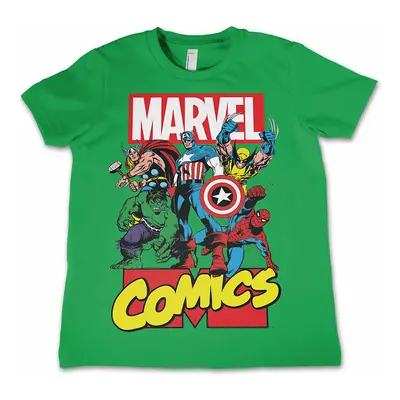 Marvel Comics tričko, Heroes Green, dětské