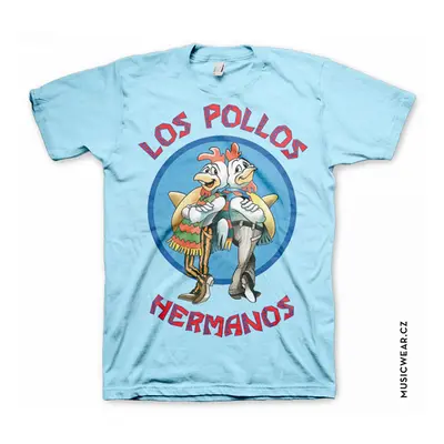 Breaking Bad tričko, Los Pollos Hermanos Skyblue, pánské