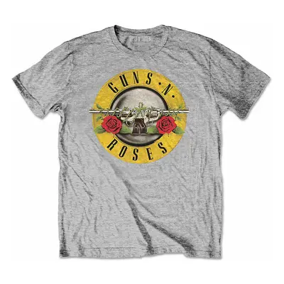 Guns N Roses tričko, Classic Logo Heather Grey, dětské