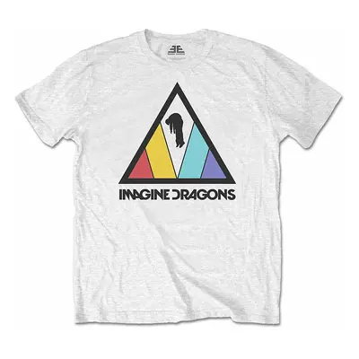 Imagine Dragons tričko, Triangle Logo White, pánské