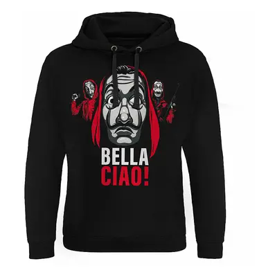 La Casa De Papel mikina, Bella Ciao! Hoodie Black, pánská