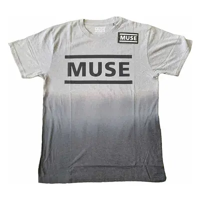 Muse tričko, Logo Dip Dye White, pánské