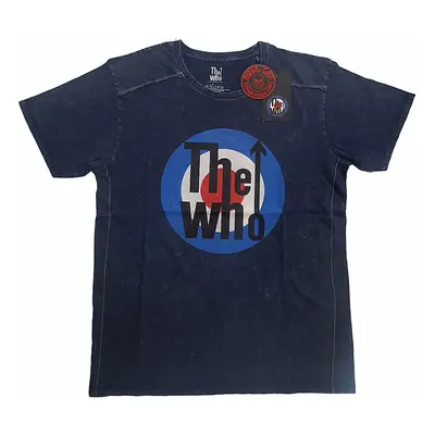 The Who tričko, Target Logo Snow Washed Blue, pánské