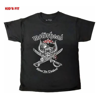 Motorhead tričko, Shiver Me Timbers Black, dětské