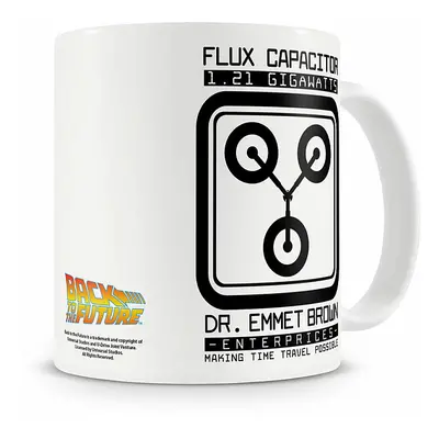 Back to The Future keramický hrnek 250 ml, Dr Emmet Brown Flux Capacitor