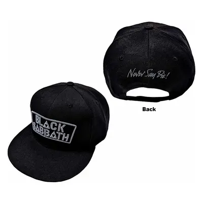 Black Sabbath kšiltovka Snapback, Never Say Die Black