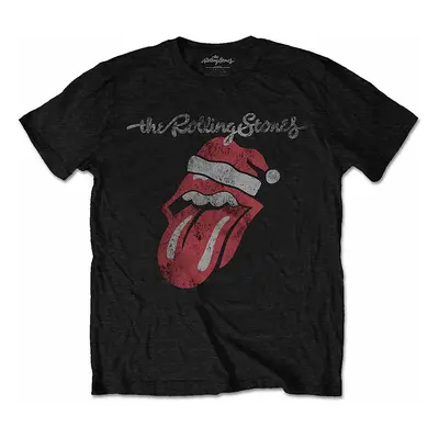 Rolling Stones tričko, Santa Lick Black, pánské