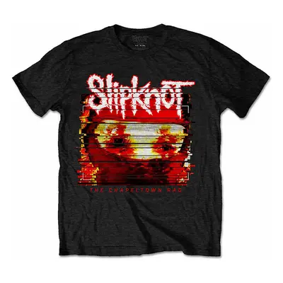 Slipknot tričko, Chapeltown Rag Glitch BP Black, pánské