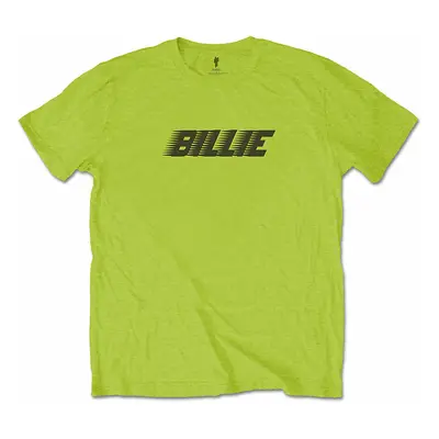 Billie Eilish tričko, Racer Logo & Blohsh Lime Green BP, pánské