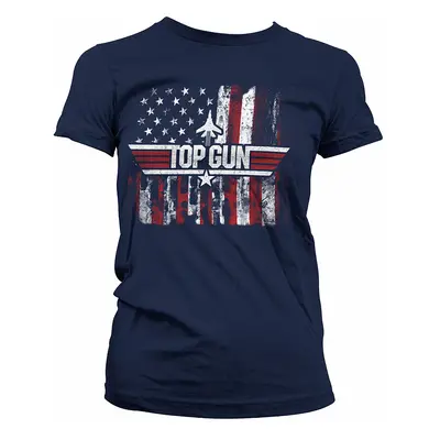 Top Gun tričko, America Girly Navy Blue, dámské