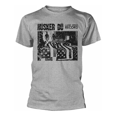 Hüsker Dü tričko, Land Speed Record Grey, pánské