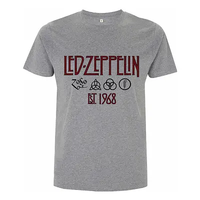 Led Zeppelin tričko, Symbols Est 68 Sports, pánské