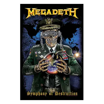 Megadeth textilní banner 70cm x 106cm, Symphony Of Destruction