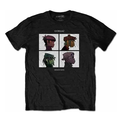 Gorillaz tričko, Demon Days Black, pánské