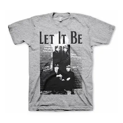 The Beatles tričko, Let It Be Heather Grey, pánské