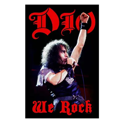 DIO textilní banner 70cm x 106cm, We Rock