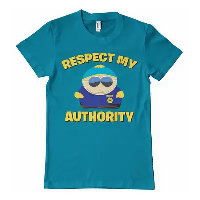 South Park tričko, Respect My Authority Tropical Blue, pánské