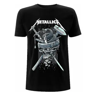 Metallica tričko, History White Logo Black, pánské