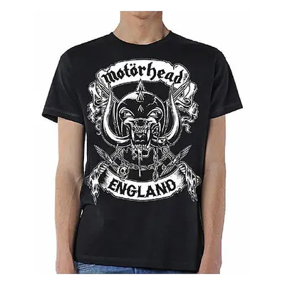 Motorhead tričko, Crossed Sword England Crest, pánské