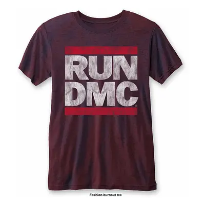 Run DMC tričko, DMC Logo Burn Out, pánské