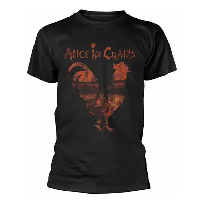 Alice in Chains tričko, Dirt Rooster Silhouette Black, pánské