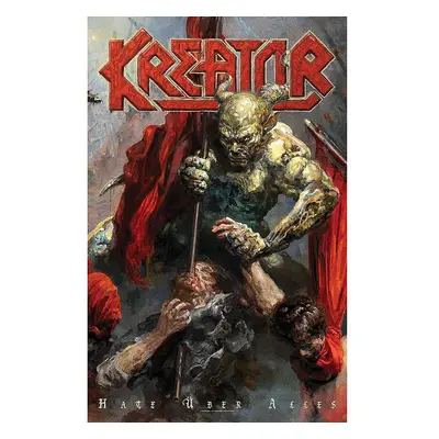 Kreator textilní banner PES 70cm x 106cm, Hate Uber Alles