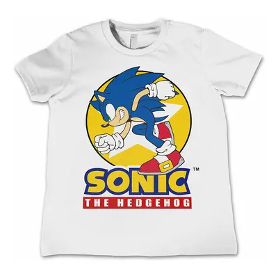 Sonic The Hedgehog tričko, Fast Sonic The Hedgehog White, dětské