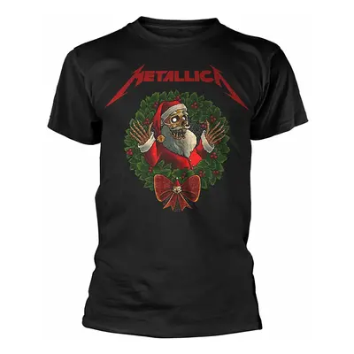 Metallica tričko, Creeping Santa Black, pánské