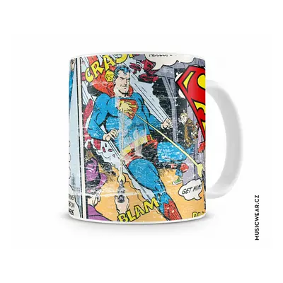 Superman keramický hrnek 250 ml, Distressed Comic Strip