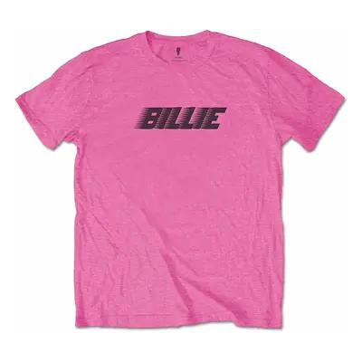 Billie Eilish tričko, Racer Logo & Blohsh Pink BP, pánské