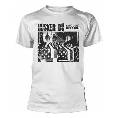 Hüsker Dü tričko, Land Speed Record White, pánské