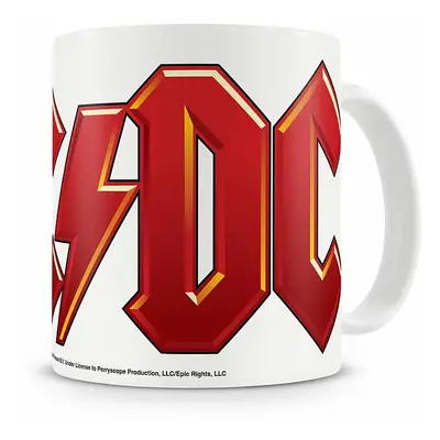 AC/DC keramický hrnek 250ml, AC/DC Logo Red